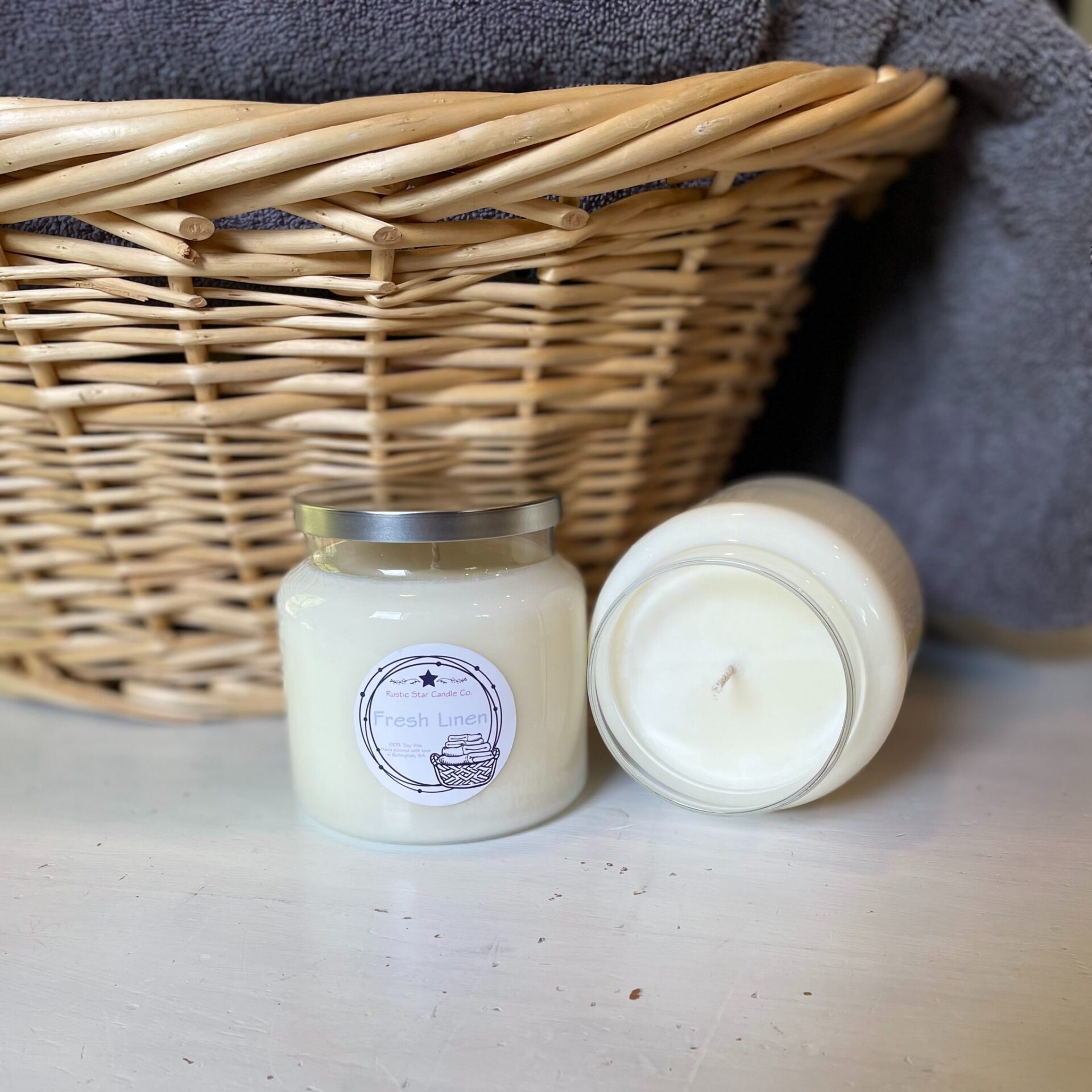 Belgian Linen - Fresh Linen Soy Candle
