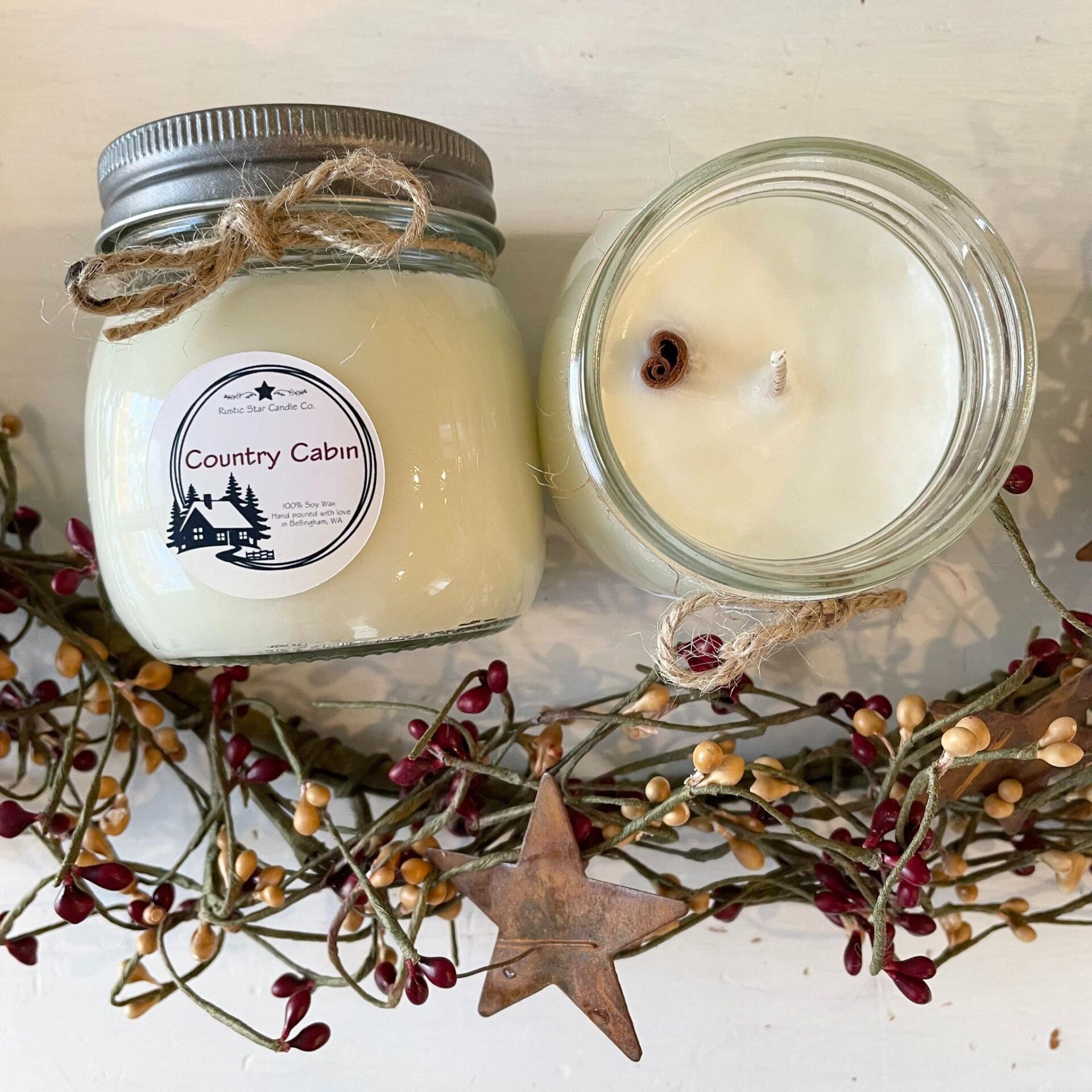 Country Cabin- Soy Candle – Front Porch Candles