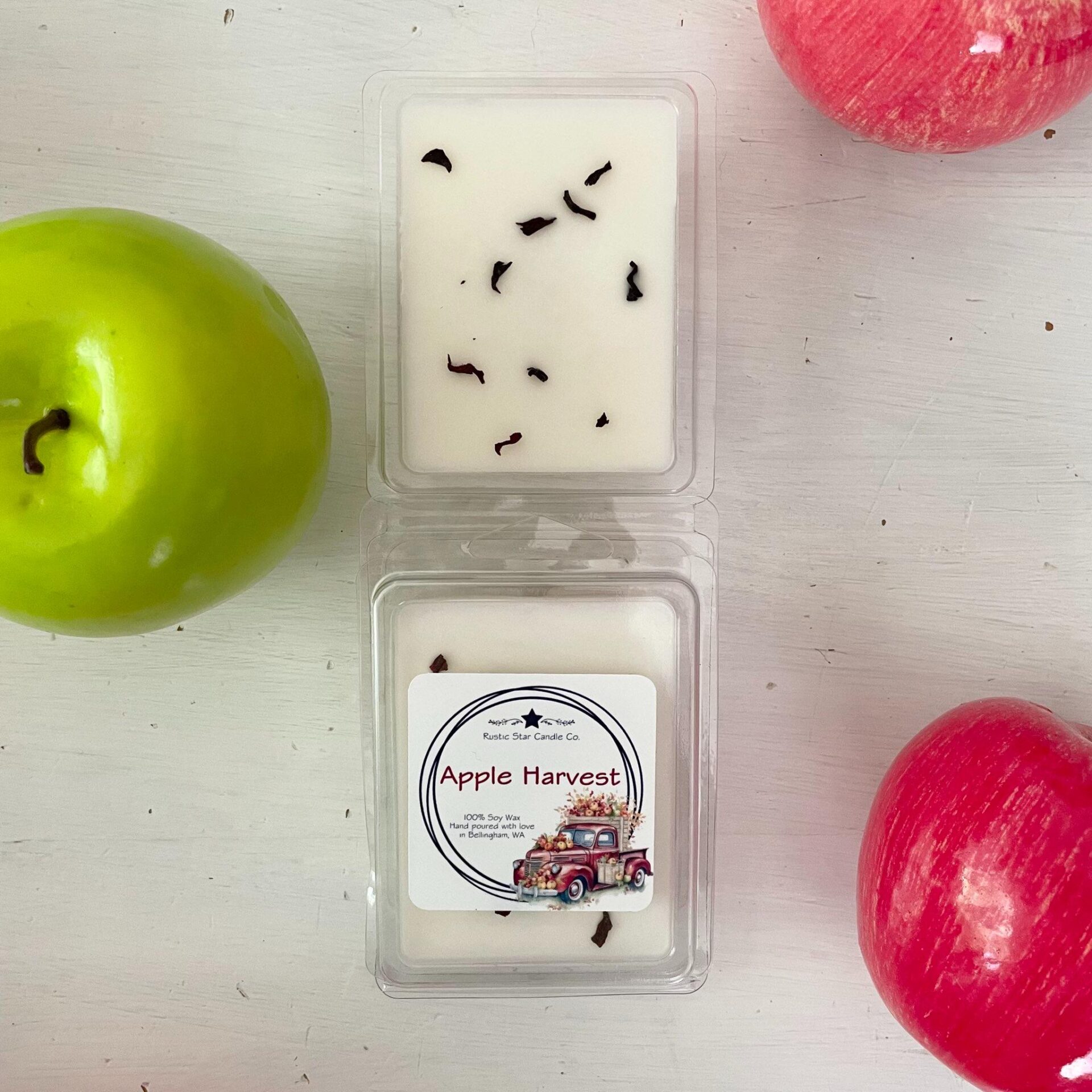 Apple Wax Melts Variety Pack - Apple Harvest, Caramel Apple, Apple Afternoon - Highly Scented + Natural Oils - Shortie's Candle Company, Size: 9 oz.